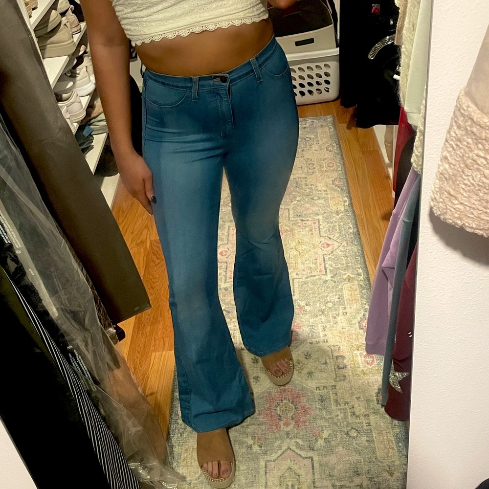 Vibrant Flare Jeans